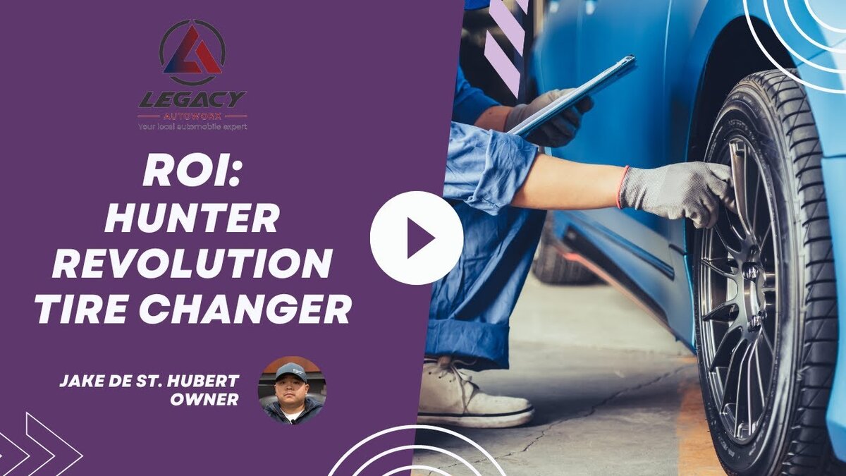roi of hunter revolution tire changer
